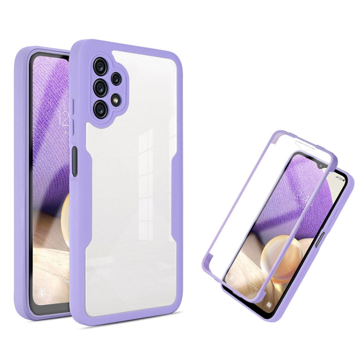 For Samsung Galaxy A32 5G Acrylic + TPU 360 Degrees Full Coverage Shockproof Phone Case