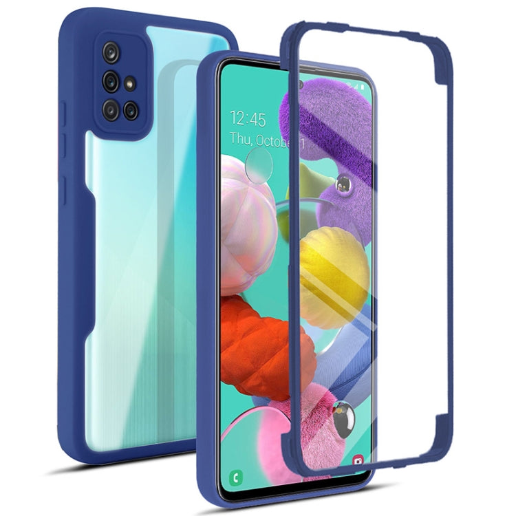 For Samsung Galaxy A51 4G Acrylic + TPU 360 Degrees Full Coverage Shockproof Phone Case