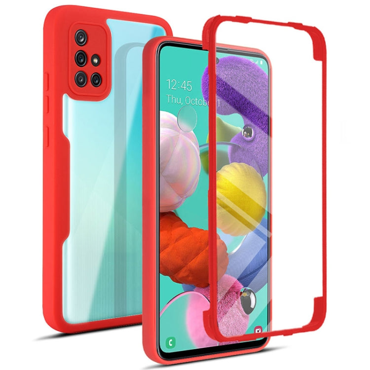 For Samsung Galaxy A51 4G Acrylic + TPU 360 Degrees Full Coverage Shockproof Phone Case