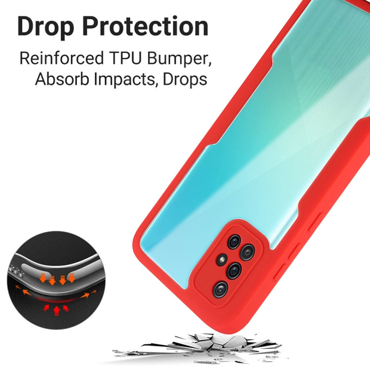 For Samsung Galaxy A51 4G Acrylic + TPU 360 Degrees Full Coverage Shockproof Phone Case