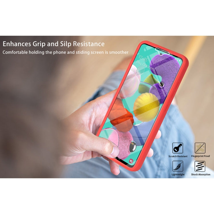For Samsung Galaxy A51 4G Acrylic + TPU 360 Degrees Full Coverage Shockproof Phone Case