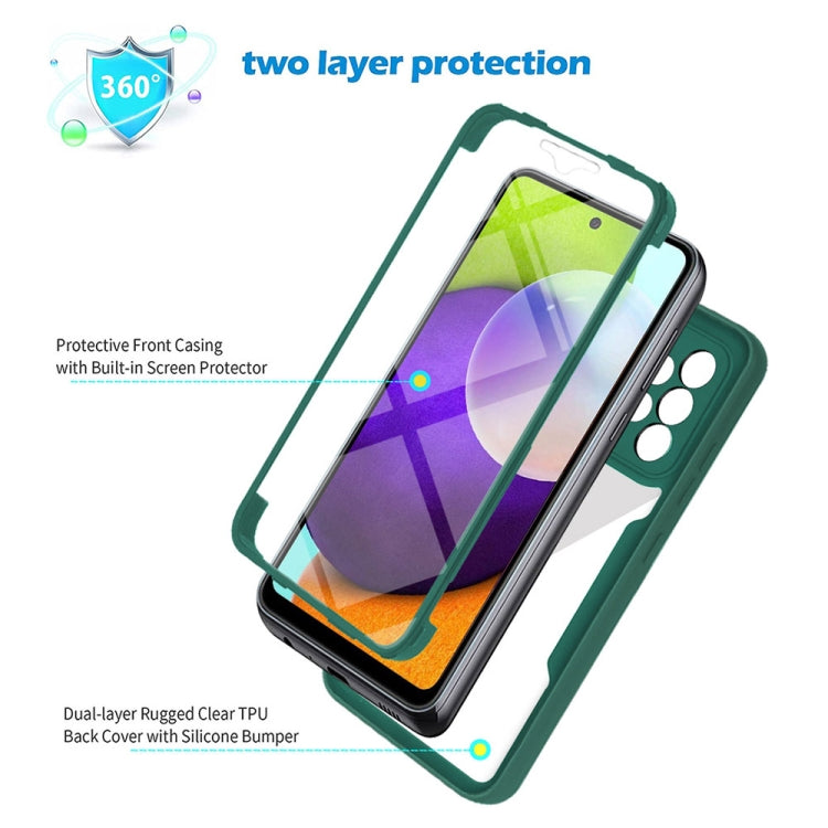 For Samsung Galaxy A52 5G / 4G Acrylic + TPU 360 Degrees Full Coverage Shockproof Phone Case