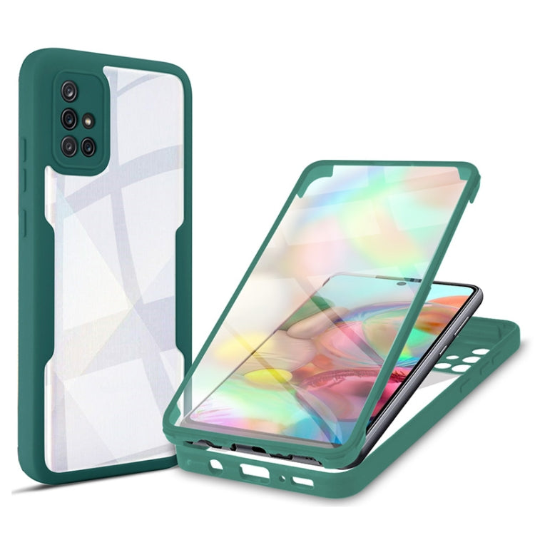 For Samsung Galaxy A71 4G Acrylic + TPU 360 Degrees Full Coverage Shockproof Phone Case
