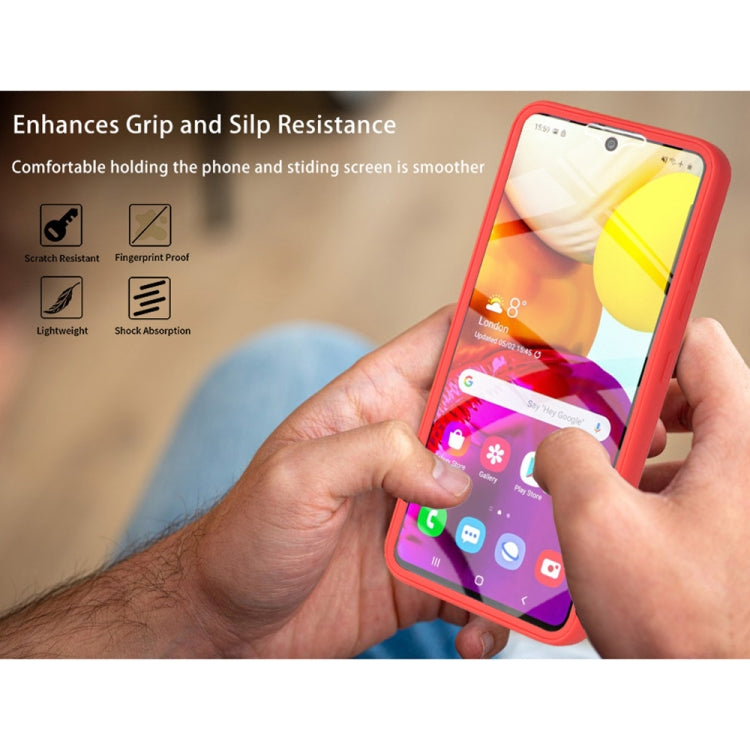 For Samsung Galaxy A71 4G Acrylic + TPU 360 Degrees Full Coverage Shockproof Phone Case