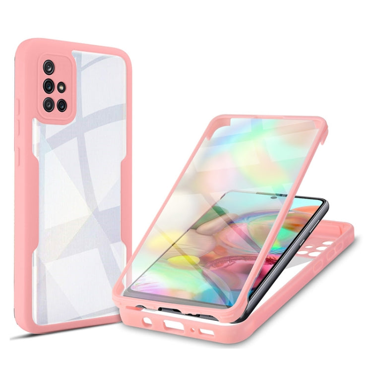 For Samsung Galaxy A71 4G Acrylic + TPU 360 Degrees Full Coverage Shockproof Phone Case