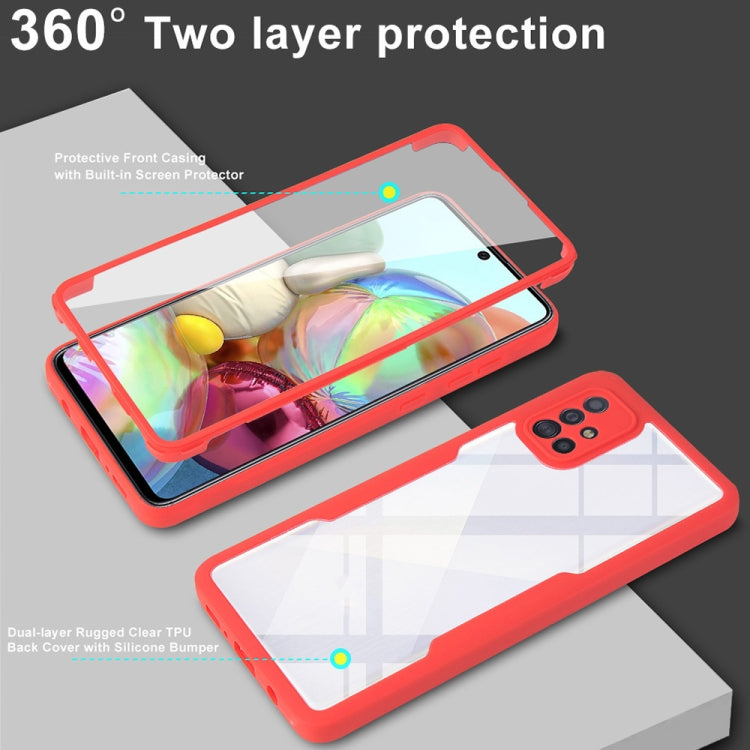 For Samsung Galaxy A71 4G Acrylic + TPU 360 Degrees Full Coverage Shockproof Phone Case