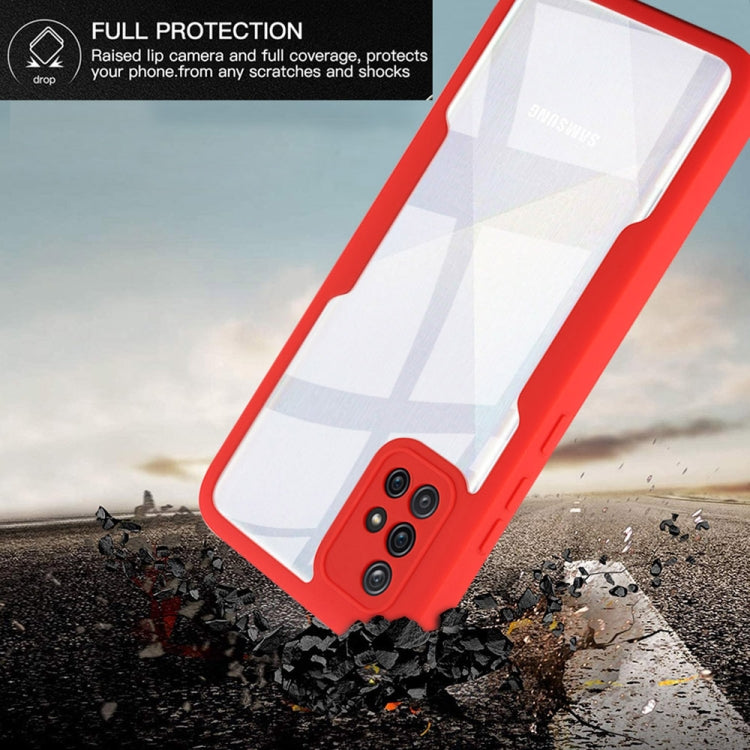 For Samsung Galaxy A71 4G Acrylic + TPU 360 Degrees Full Coverage Shockproof Phone Case