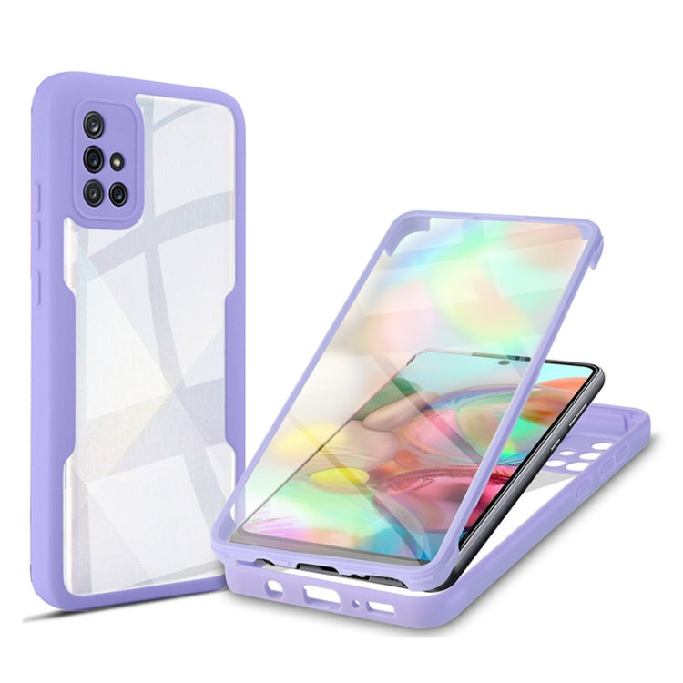 For Samsung Galaxy A71 4G Acrylic + TPU 360 Degrees Full Coverage Shockproof Phone Case