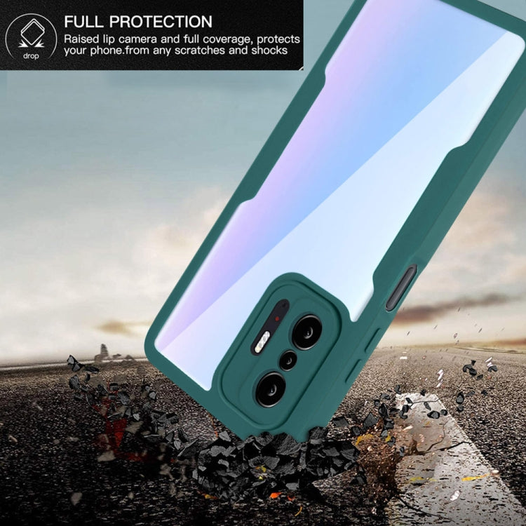 For Xiaomi Mi 11T / 11T Pro Acrylic + TPU 360 Degrees Full Coverage Shockproof Phone Case