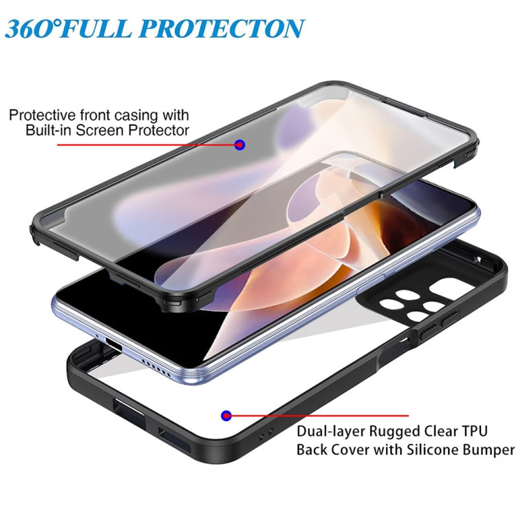 For Xiaomi Redmi Note 11 Pro Acrylic + TPU 360 Degrees Full Coverage Shockproof Phone Case