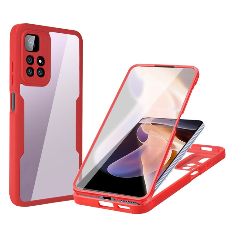 For Xiaomi Redmi Note 11 Pro Acrylic + TPU 360 Degrees Full Coverage Shockproof Phone Case