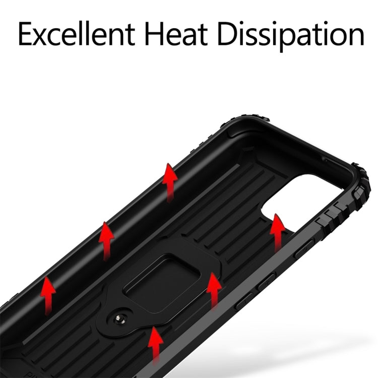 For Google Pixel 4 Carbon Fiber Protective Case with 360 Degree Rotating Ring Holder