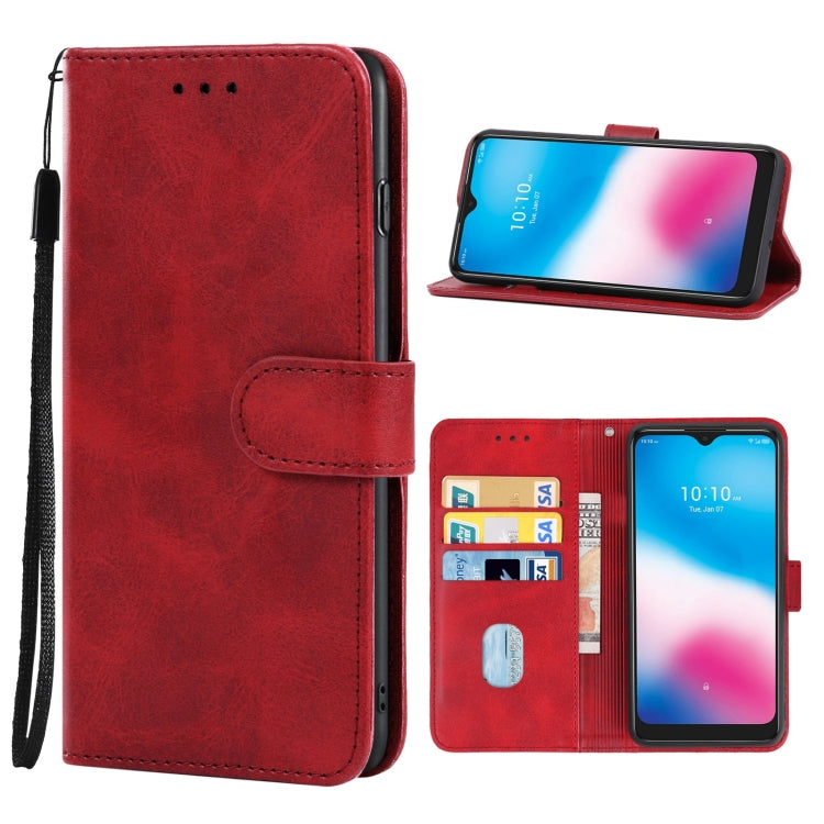 Leather Phone Case For Alcatel 3L 2020