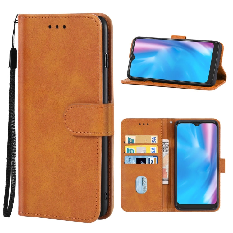 For Alcatel 3X Plus Leather Phone Case