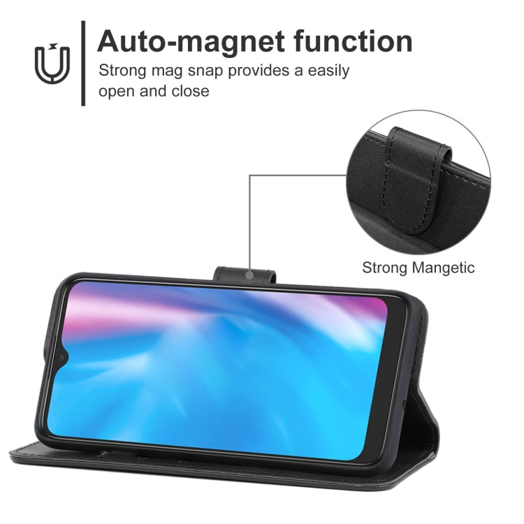 For Alcatel 3X Plus Leather Phone Case