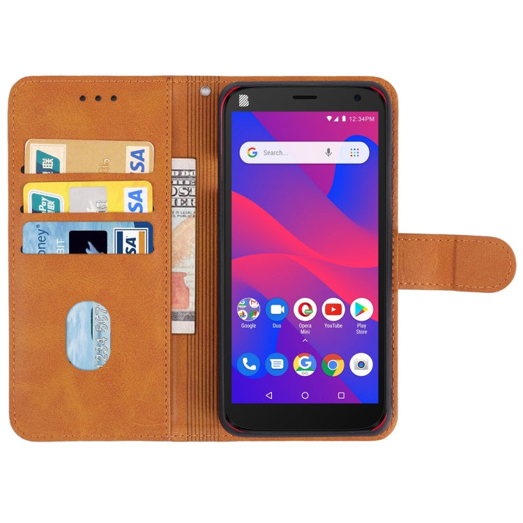 For BLU C5 Plus Leather Phone Case