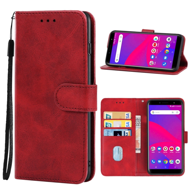For BLU C6 2019 Leather Phone Case