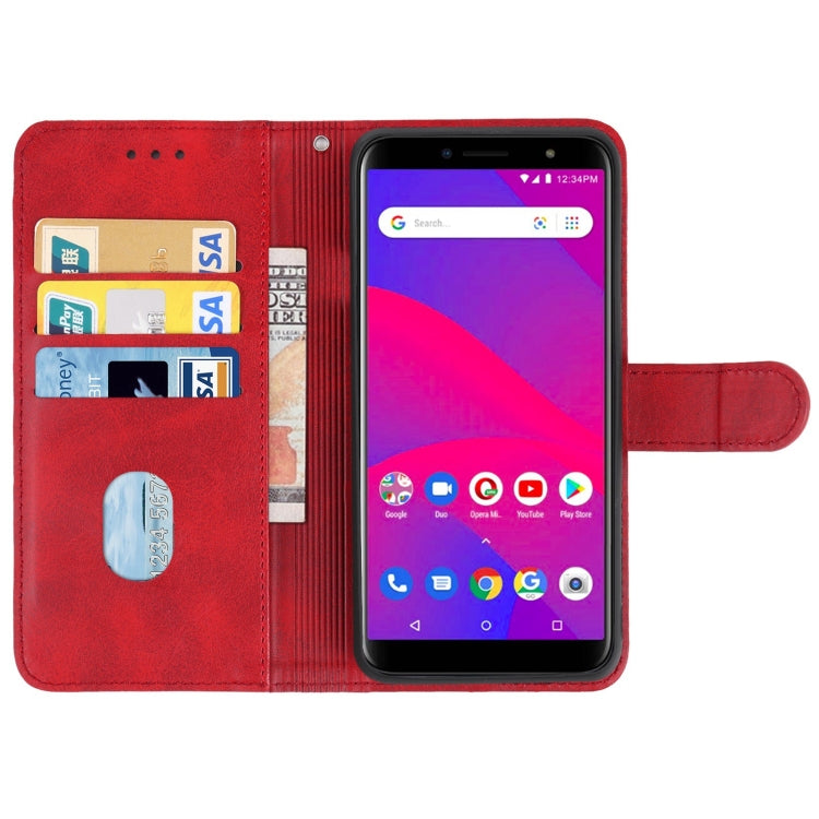 For BLU C6 2019 Leather Phone Case