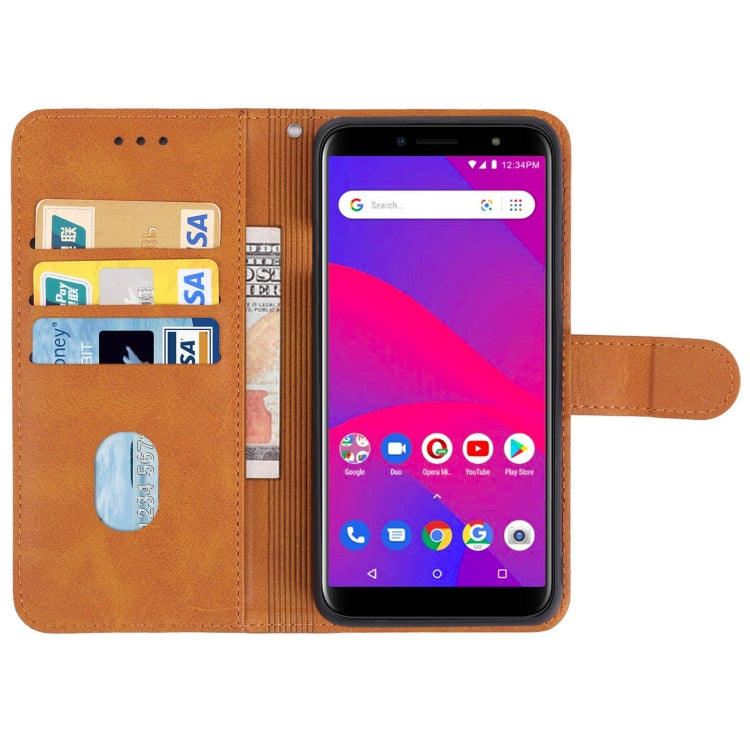 For BLU C6 2019 Leather Phone Case