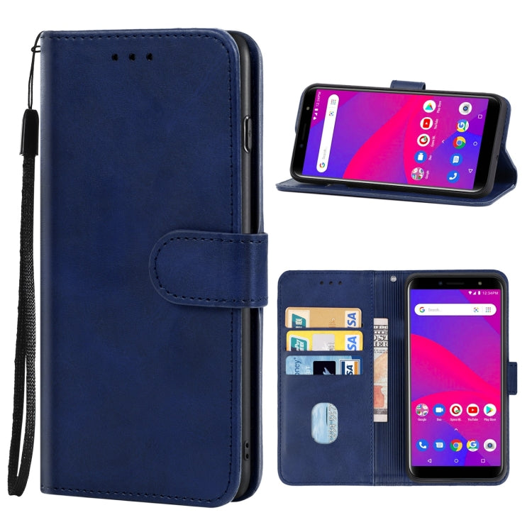 For BLU C6 2019 Leather Phone Case