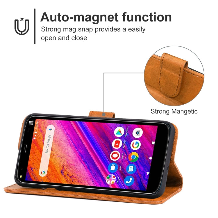 For BLU G5 Leather Phone Case