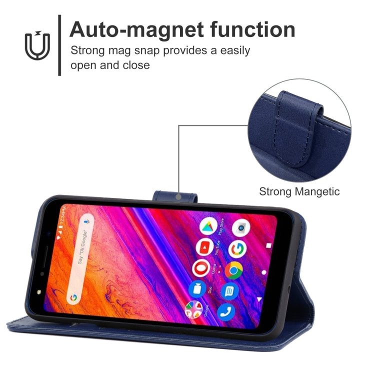 For BLU G6 Leather Phone Case