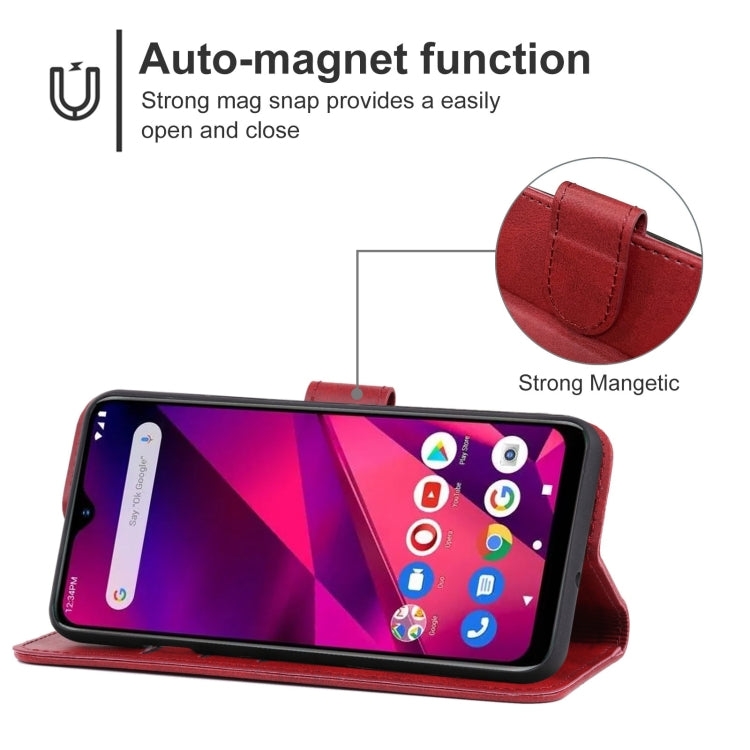 For BLU G80 Leather Phone Case