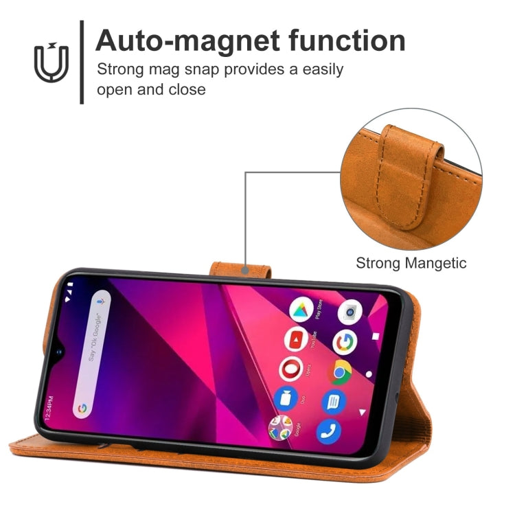 For BLU G80 Leather Phone Case