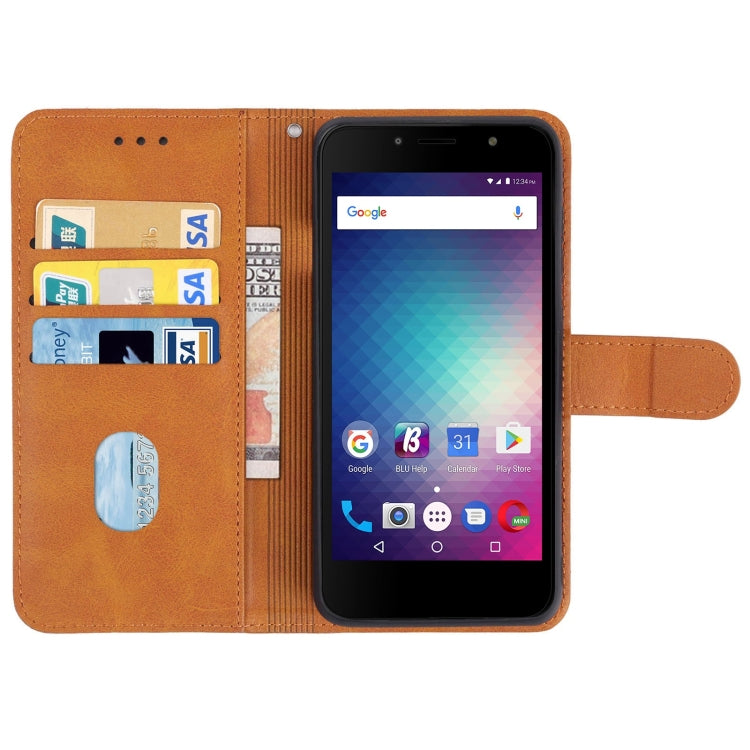 For BLU J2 Leather Phone Case