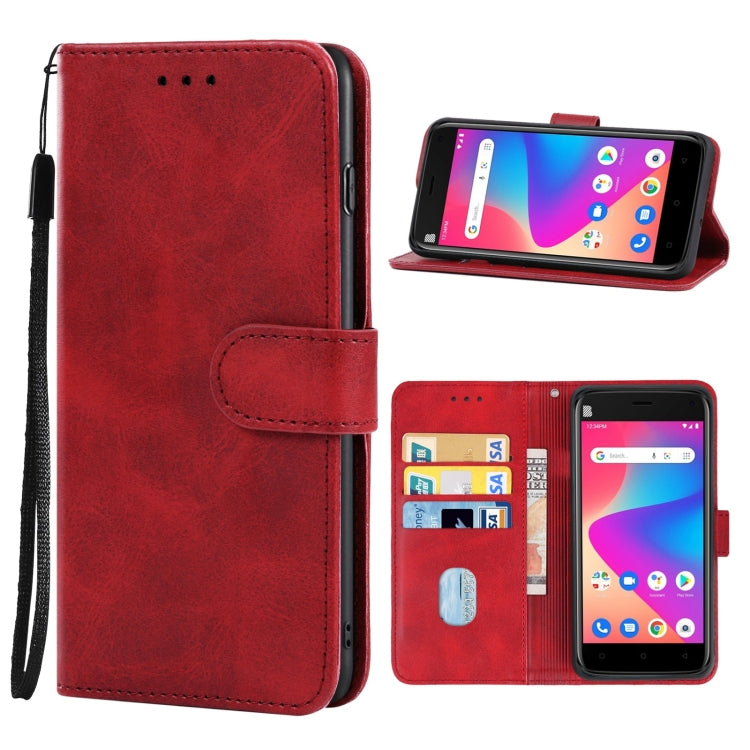 For BLU J5L Leather Phone Case