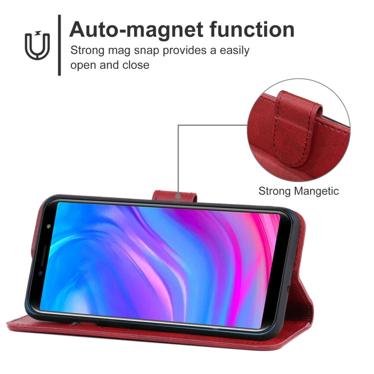 For BLU J6 Leather Phone Case
