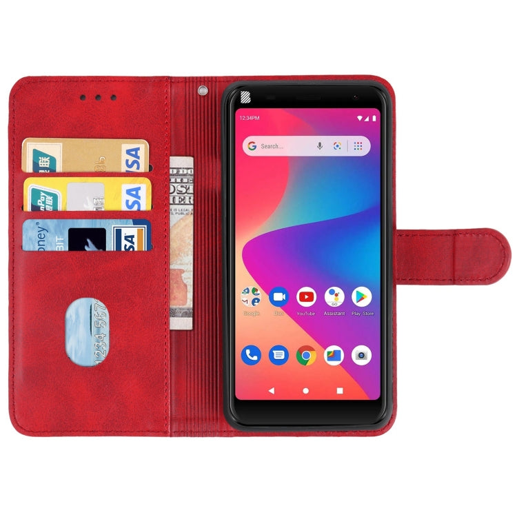 For BLU J6 2020 Leather Phone Case