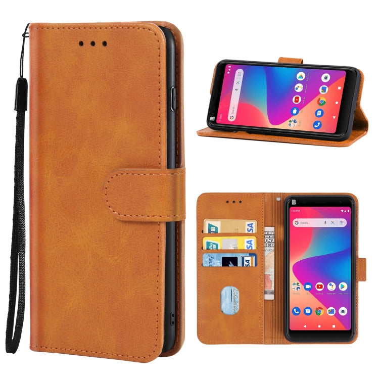 For BLU J6 2020 Leather Phone Case