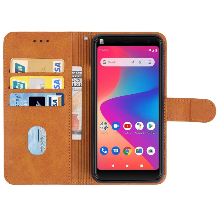 For BLU J6 2020 Leather Phone Case