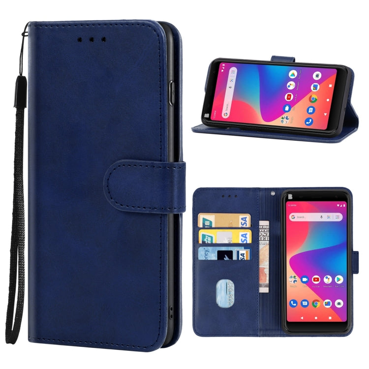 For BLU J6 2020 Leather Phone Case