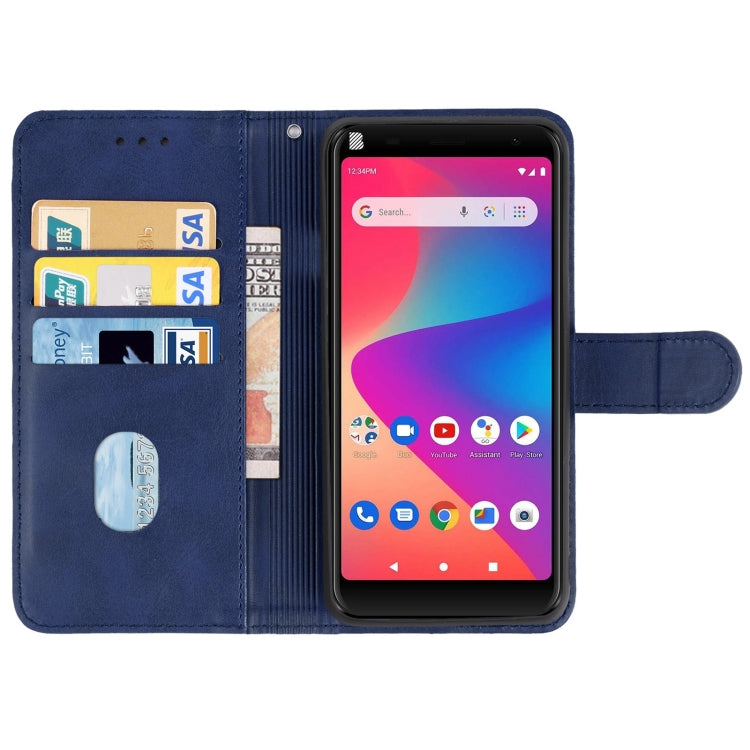 For BLU J6 2020 Leather Phone Case