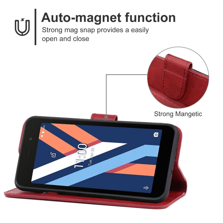 Leather Phone Case For Wiko Y52