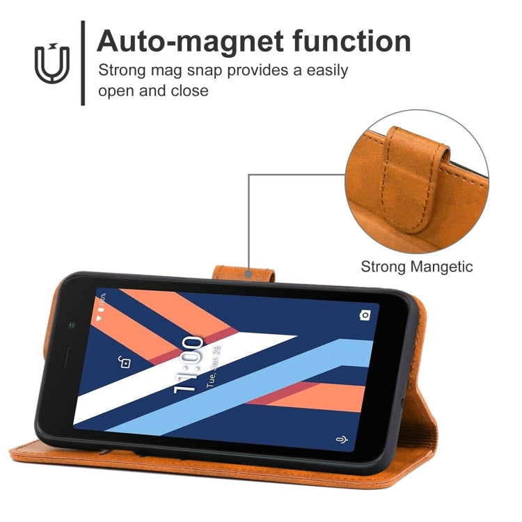 Leather Phone Case For Wiko Y52