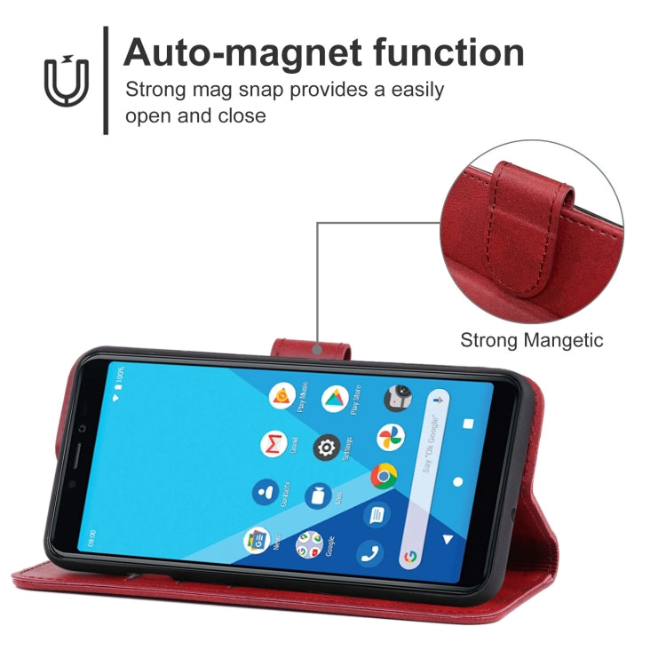 Leather Phone Case For Wiko Sunny 5 Lite