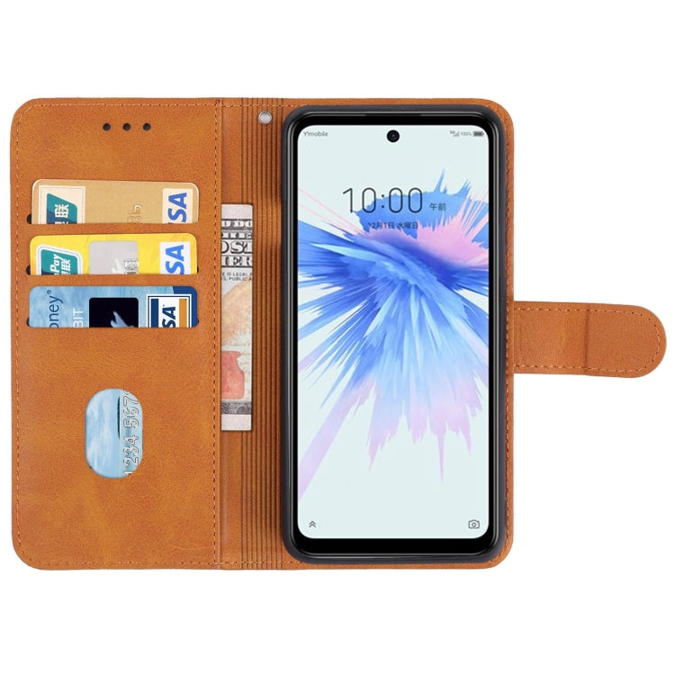 For ZTE Libero 5G II Leather Phone Case