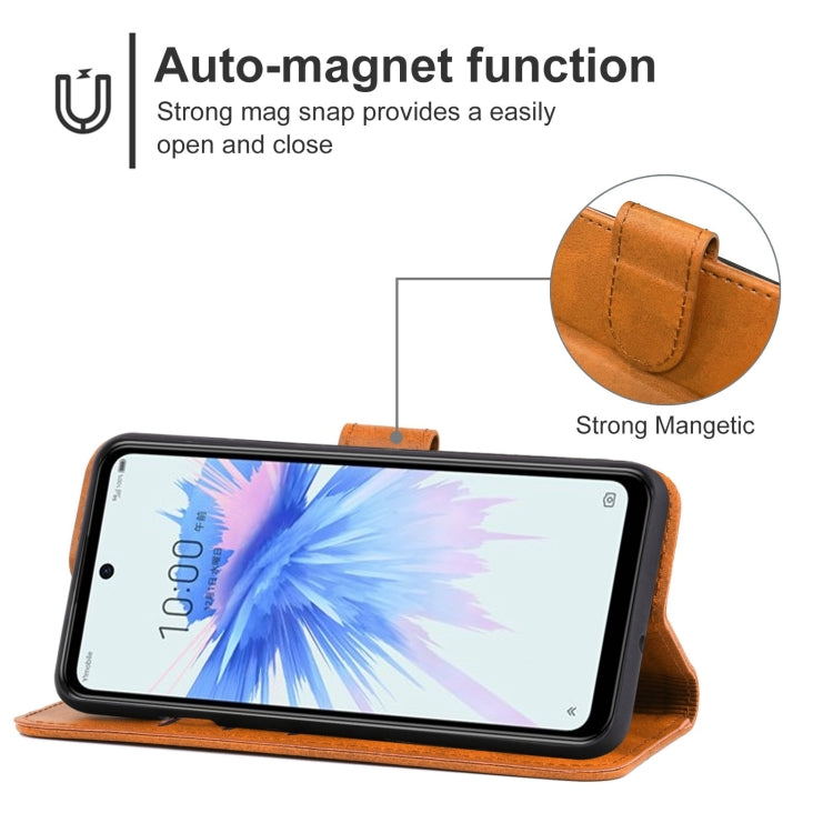 For ZTE Libero 5G II Leather Phone Case
