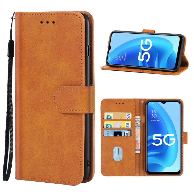 For OPPO A56 5G Leather Phone Case
