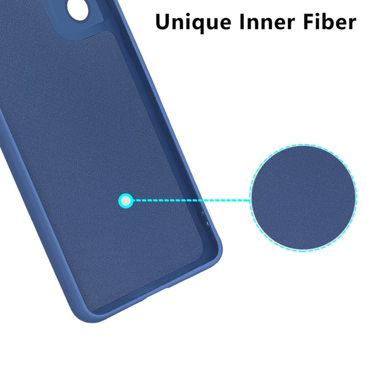For Samsung Galaxy S21 5G Liquid Silicone Skin Feel Shockproof Phone Case with Card Slot