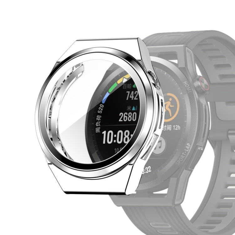 For Huawei Watch GT Runner Full Coverage TPU Electroplating Protective Case Cover