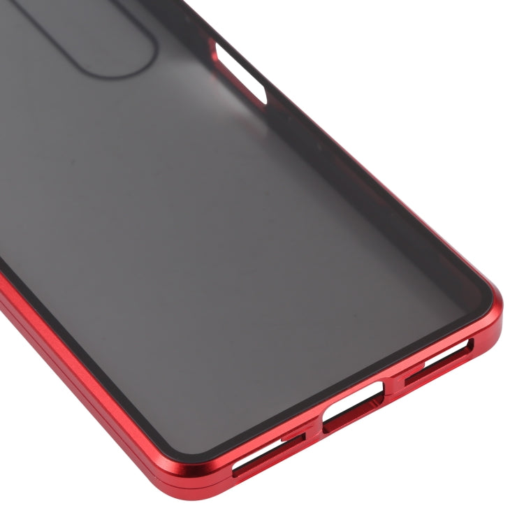 For Sony Xperia 1 III Anti-peeping Magnetic Double-sided Tempered Glass Phone Case