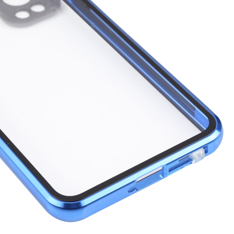For OnePlus Nord 2 5G Full Cover Magnetic Metal Tempered Glass Phone Case