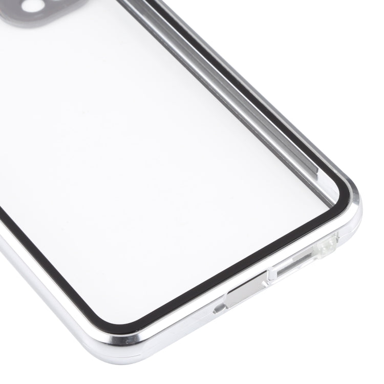 For OnePlus Nord 2 5G Full Cover Magnetic Metal Tempered Glass Phone Case