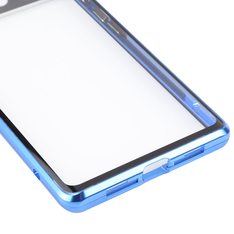 For Google Pixel 6 Pro HD Magnetic Metal Tempered Glass Phone Case