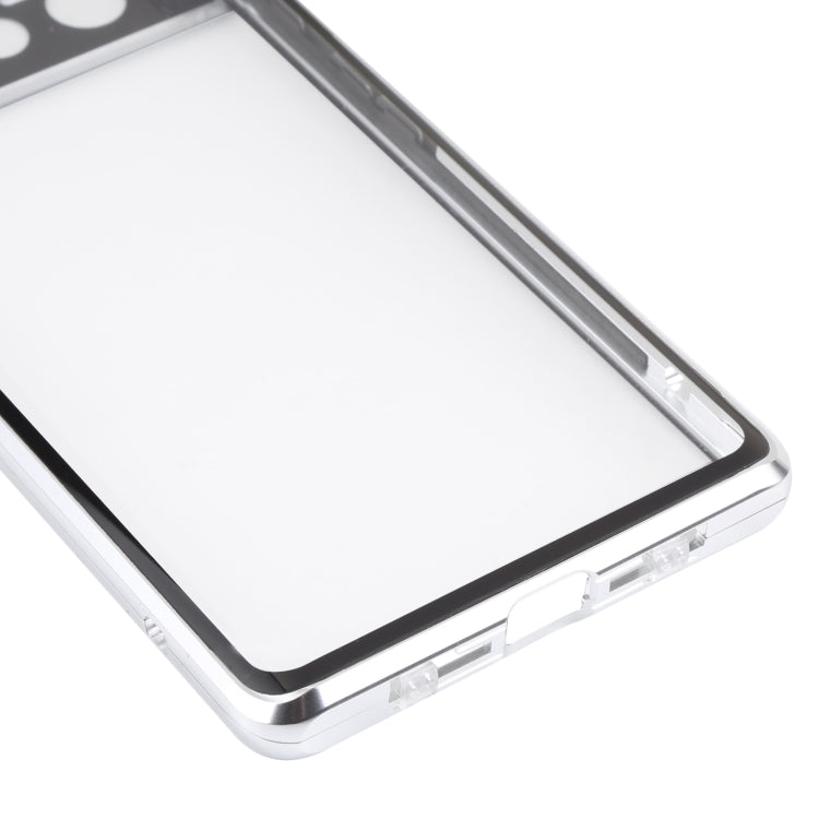 For Google Pixel 6 Pro HD Magnetic Metal Tempered Glass Phone Case