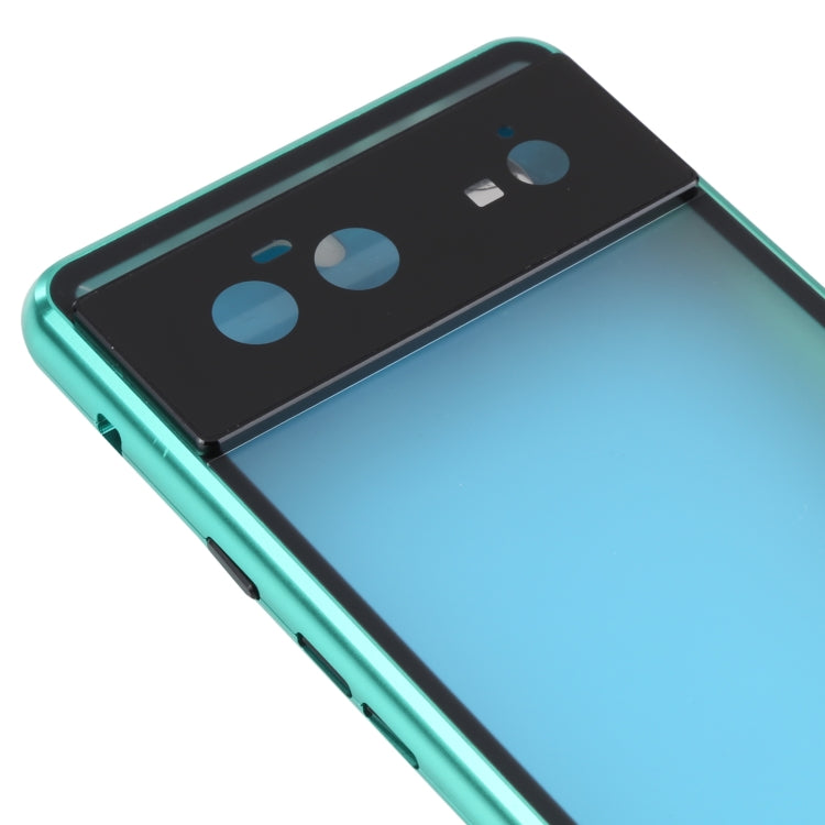 For Google Pixel 6 HD Magnetic Metal Tempered Glass Phone Case